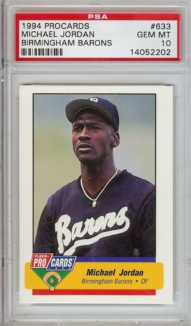 Rookies Showcase Image Gallery Michael Jordan baseball cards